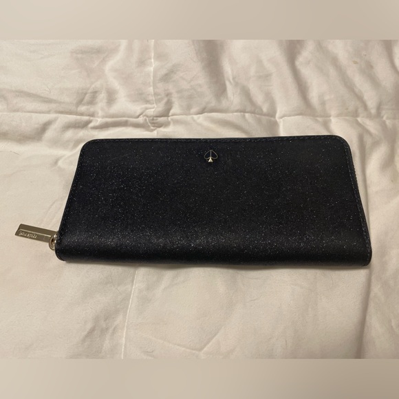NWOT Kate Spade Indigo Sparkled Clutch - Picture 6 of 7